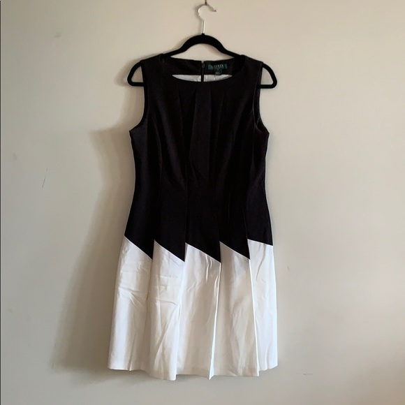 Ralph Lauren 2-tone dress. - Picture 1 of 1